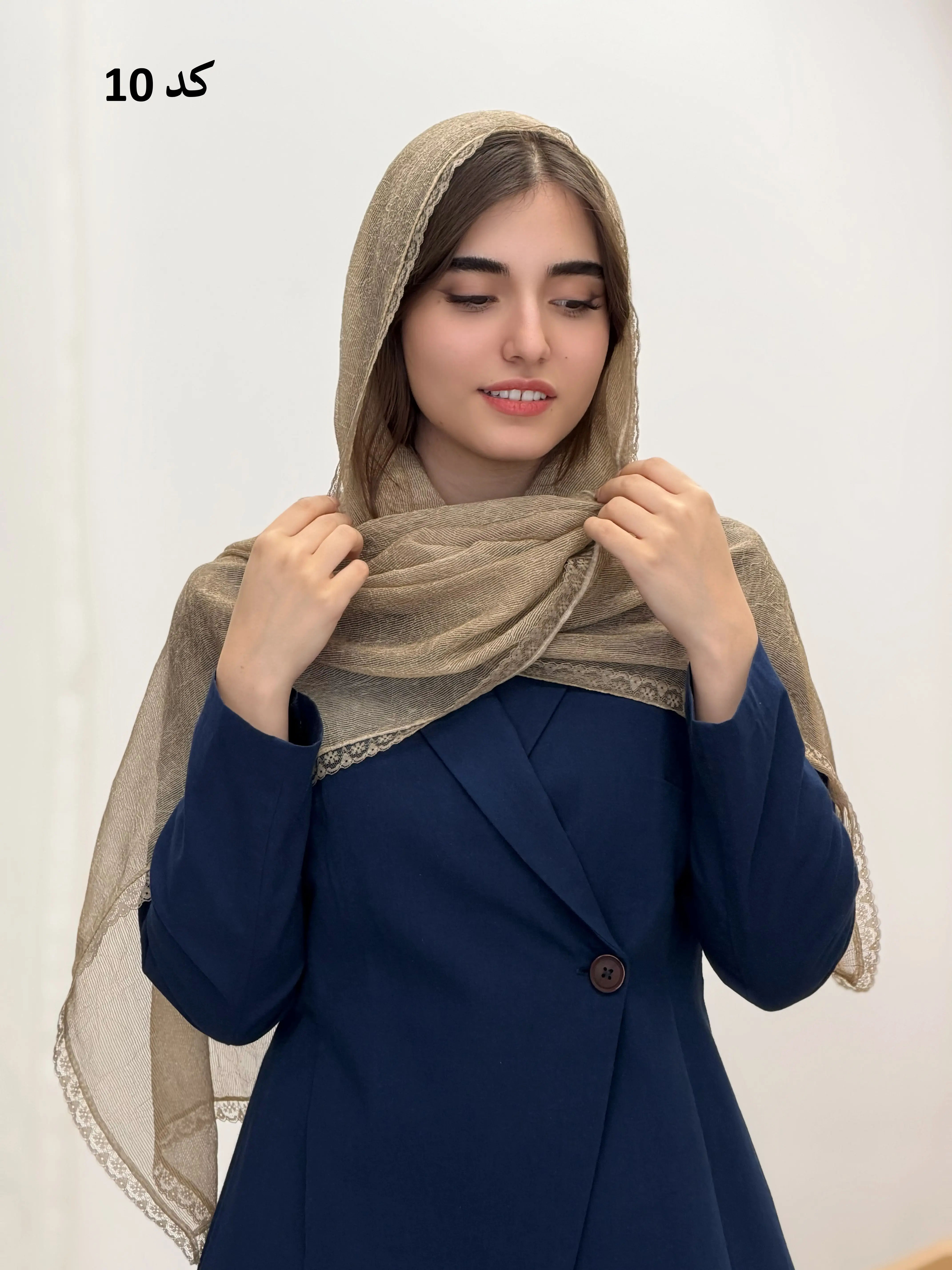 6571-شال ابریشم تیهو